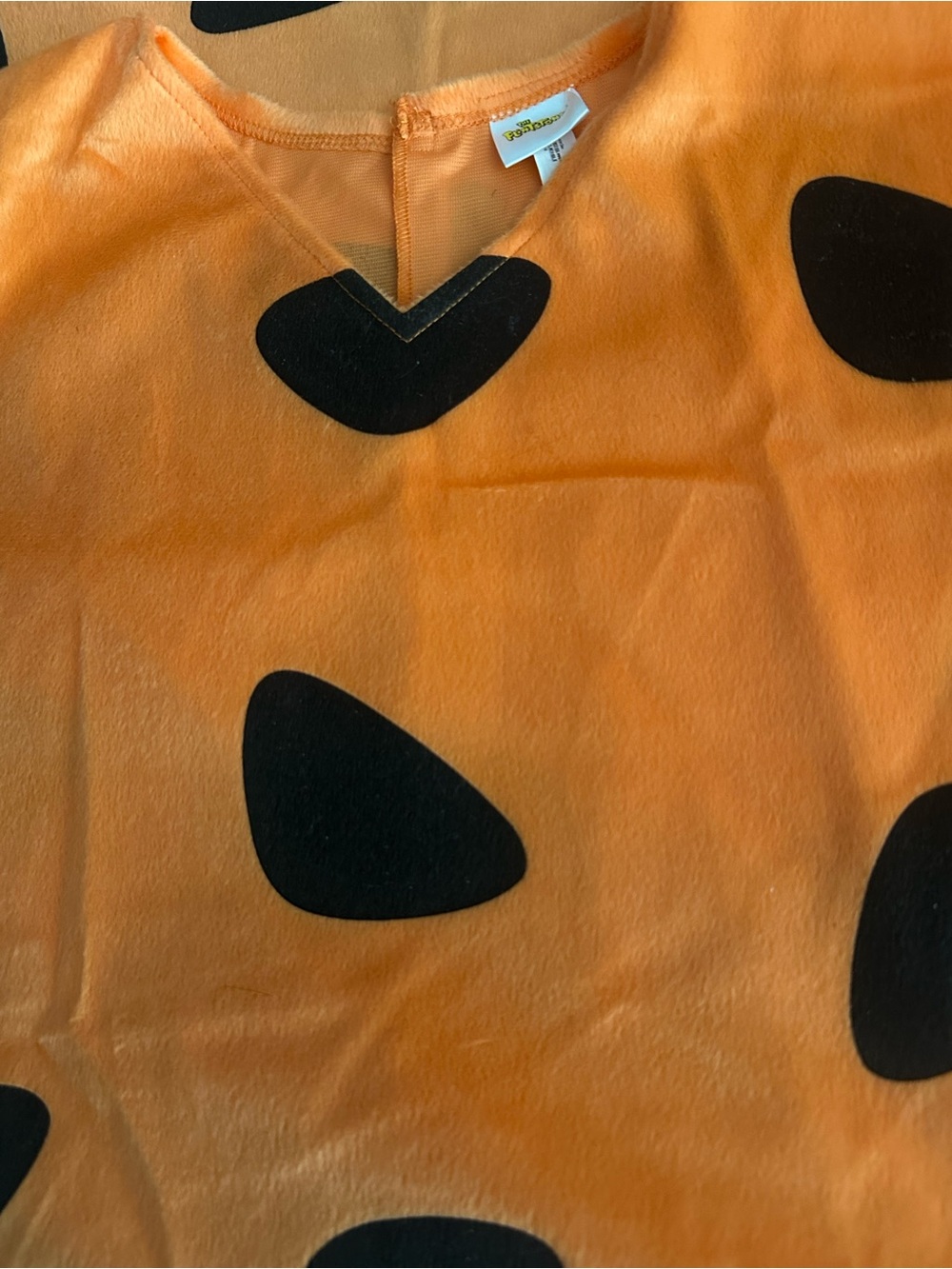 5 Piece Adult Fred Flintstone Costume - Picture 7 of 11